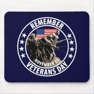 Remember Veterans Day Mouse Mat