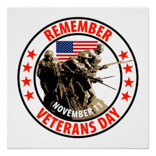 Remember Veterans Day Poster
