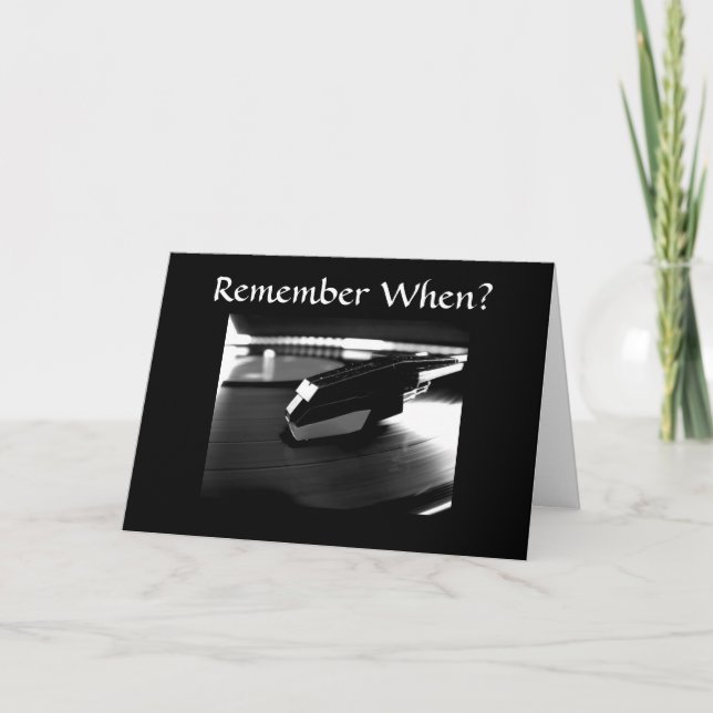 REMEMBER WHEN-ADULT BIRTHDAY CARD (Front)