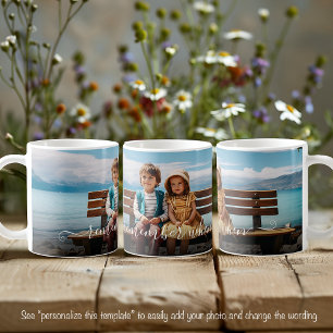 Remember When Beautiful Photo Template Text Coffee Mug