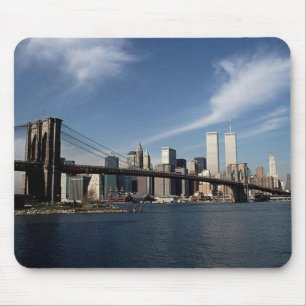 Remember When ~ In Memoriam ~ Twin Towers WTC NYC Mouse Mat