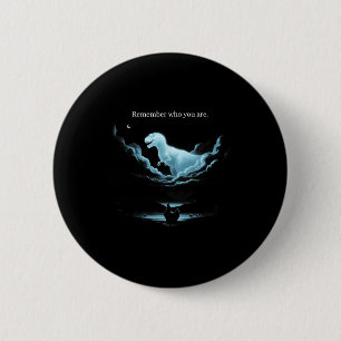 Remember Who Are You Dinosaur Chicken Meme Evoluti 6 Cm Round Badge