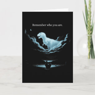 Remember Who Are You Dinosaur Chicken Meme Evoluti Card