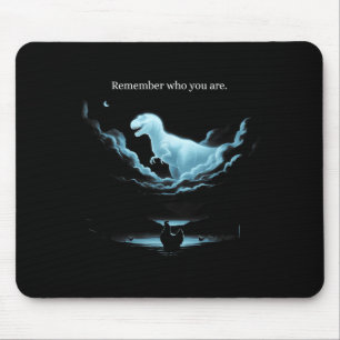 Remember Who Are You Dinosaur Chicken Meme Evoluti Mouse Mat