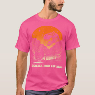 Remember Who Are You Dinosaur Chicken T-Shirt