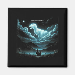 Remember Who You Are Chicken, Funny Evolution Joke Magnet