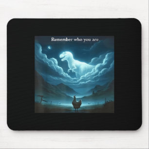 Remember Who You Are Chicken  Mouse Mat