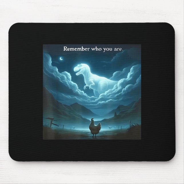 Remember Who You Are Chicken  Mouse Mat (Front)