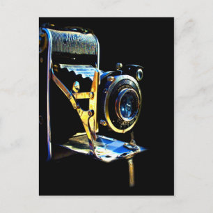 Remember wonderful love moments old camera postcard