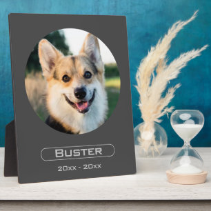 Remember Your Pet with Photo on a Plaque