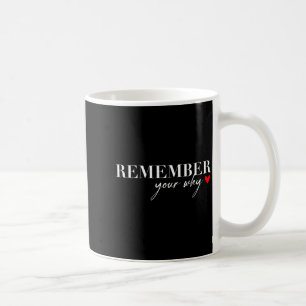 Remember Your Why Funny Sarcastic Insrational Quot Coffee Mug