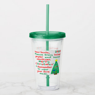 Remembering 2020 Christmas Acrylic Tumbler