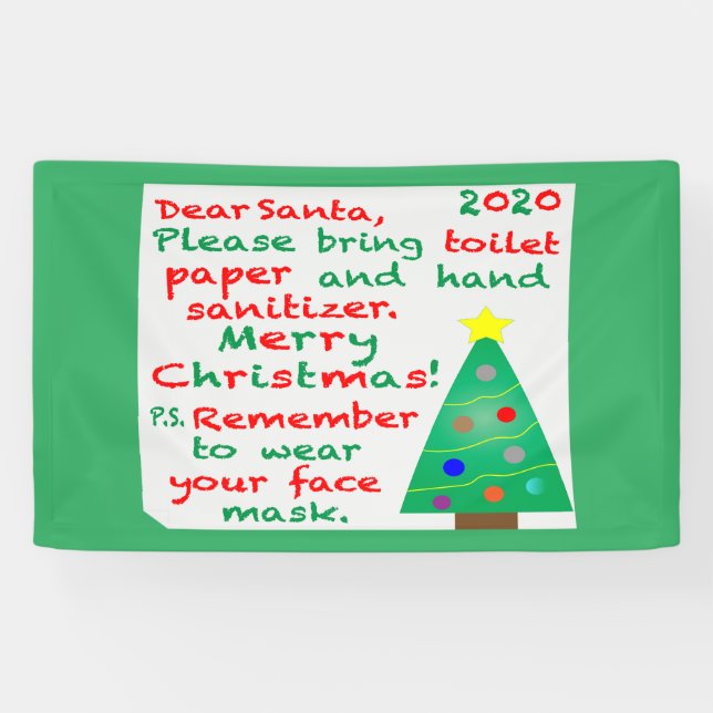 Remembering 2020 Christmas Banner (Horizontal)