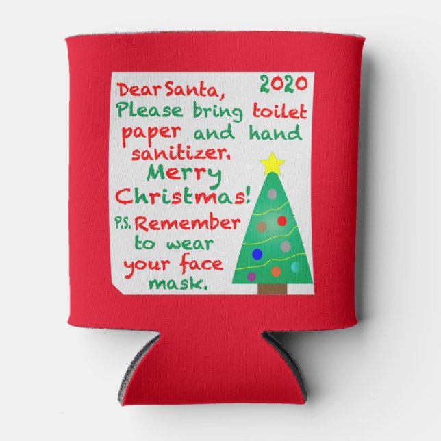 Remembering 2020 Christmas Can Cooler (Front)