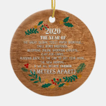 Remembering 2020 Christmas keepsake