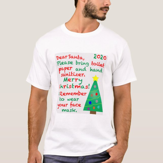 Remembering 2020 Christmas T-Shirt (Front)