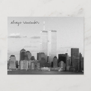 remembering always postcard