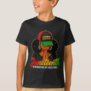 Remembering Ancestors Junenth Black African Women T-Shirt