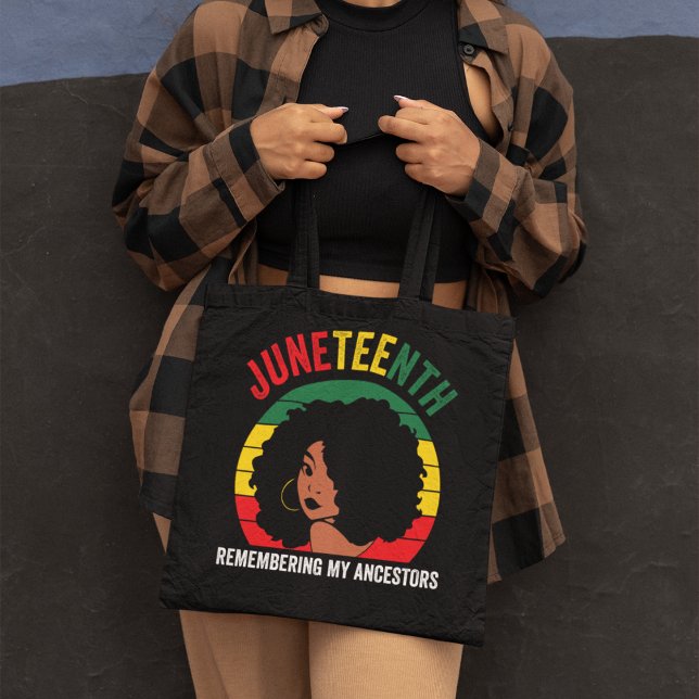 Remembering Ancestors Juneteenth  Tote Bag (Creator Uploaded)