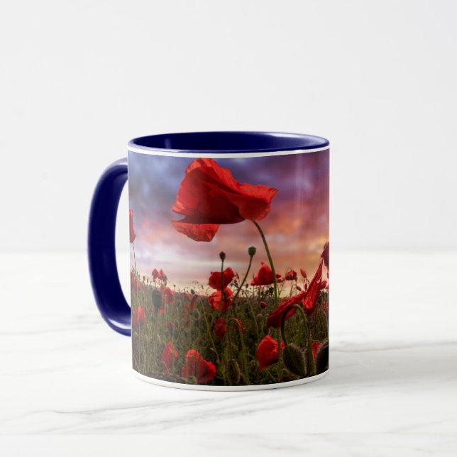 Remembering | Field of Poppies Mug (Front Left)