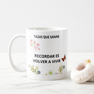 Remembering Is Living Nostalgic Mug Phrase