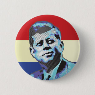 Remembering John F Kennedy 6 Cm Round Badge