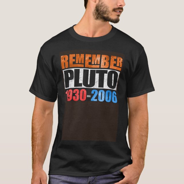 Remembering Loveable Pluto Artwork T-Shirt (Front)