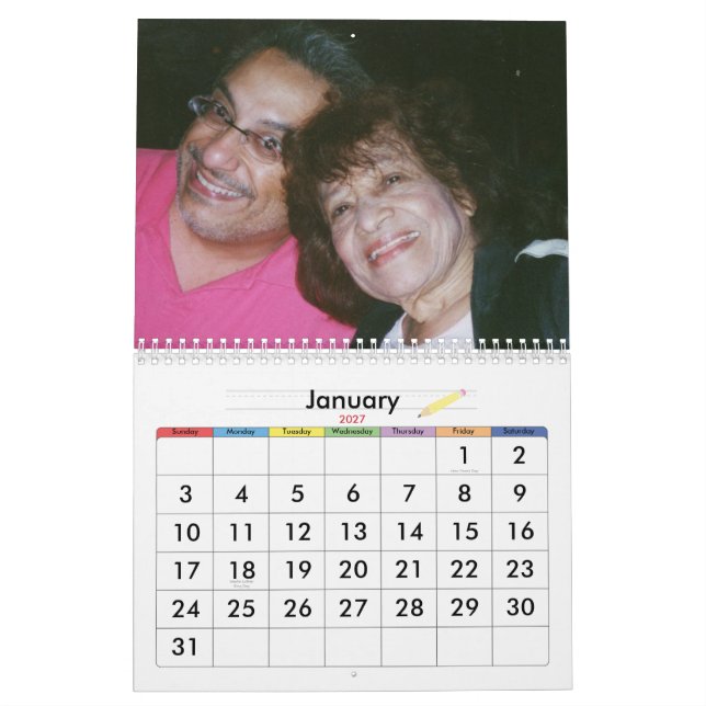 reMembering Mama Calendar (Jan 2027)