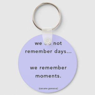 Remembering Moments Key Ring