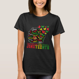 Remembering My Ancestors Juneteenth Celebrate Blac T-Shirt
