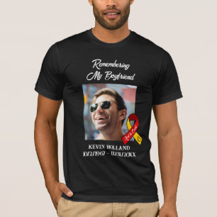 Remembering My Boyfriend  Lost to Covid Memorial  T-Shirt