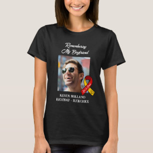Remembering My Boyfriend  Lost to Covid Memorial  T-Shirt