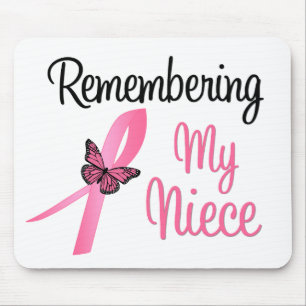 Remembering My Niece - Breast Cancer Awareness Mouse Mat