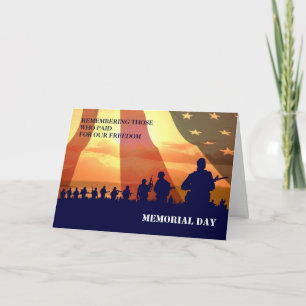 Remembering Our Heroes Memorial Day Greeting Cards