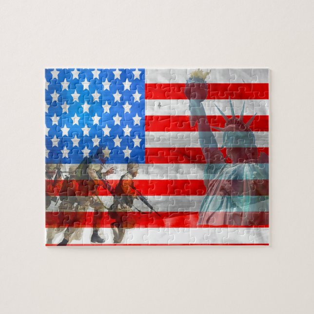 Remembering our Vetrans world war Two Jigsaw Puzzle (Horizontal)