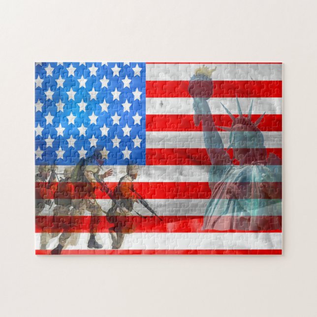 Remembering our Vetrans world war Two Jigsaw Puzzle (Horizontal)