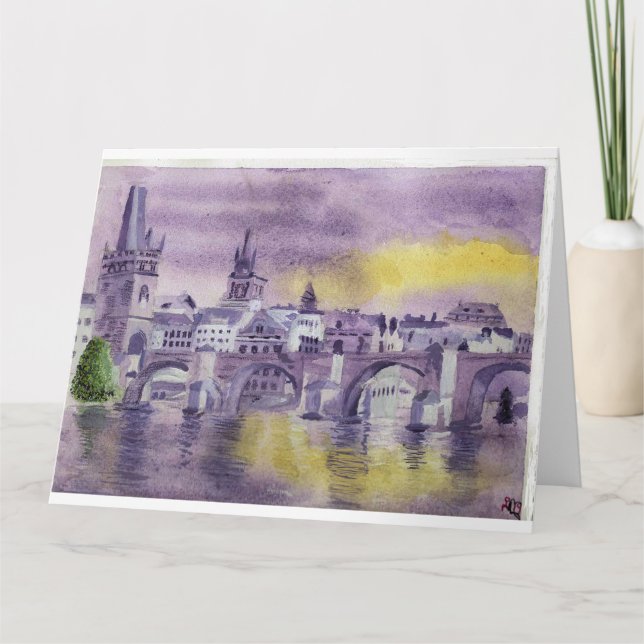 Remembering Prague Card (Front)