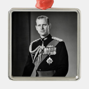 Remembering Prince Philip 1921-2021 Metal Tree Decoration