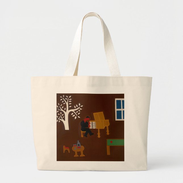 Remembering that Late Afternoon... 2007 Large Tote Bag (Front)