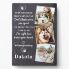 Remembrance 3 Photo Pet Loss Gift Dog Memorial