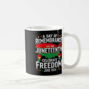 Remembrance Celebrate Freedom Juneteenth Black His Coffee Mug