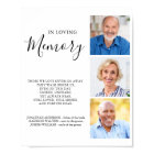 Remembrance Custom 3 Photo Wedding Memorial