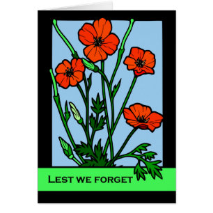 Remembrance Day, November 11, Lest We Forget