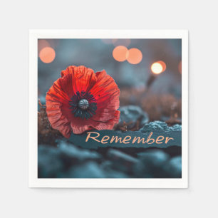 Remembrance Day Paper Napkin