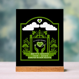 Remembrance Funeral Gift For A Nurse Acrylic Sign