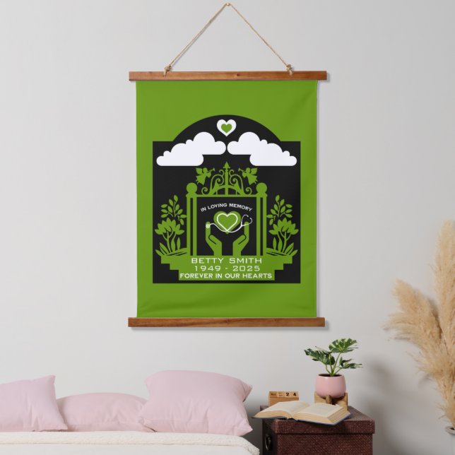  Remembrance Funeral Gift For A Nurse Hanging Tapestry (Bedroom)