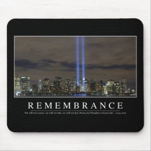 Remembrance: Inspirational Quote Mouse Mat