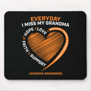 Remembrance Loving Memory Of My Grandma Leukemia A Mouse Mat