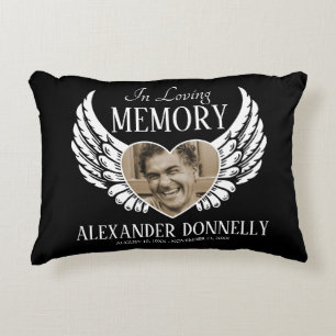 Remembrance Memorial Photo Decorative Cushion