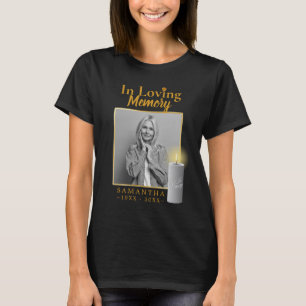 Remembrance Memorial Photo Loss of Mother T-Shirt